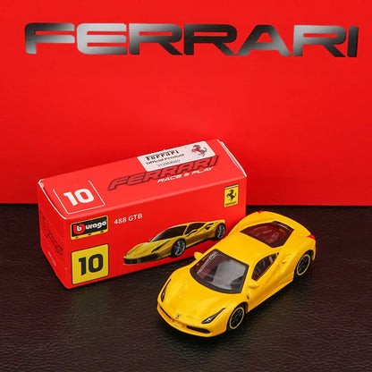 Modelo Mini colecionável da série Bburago-Ferrari