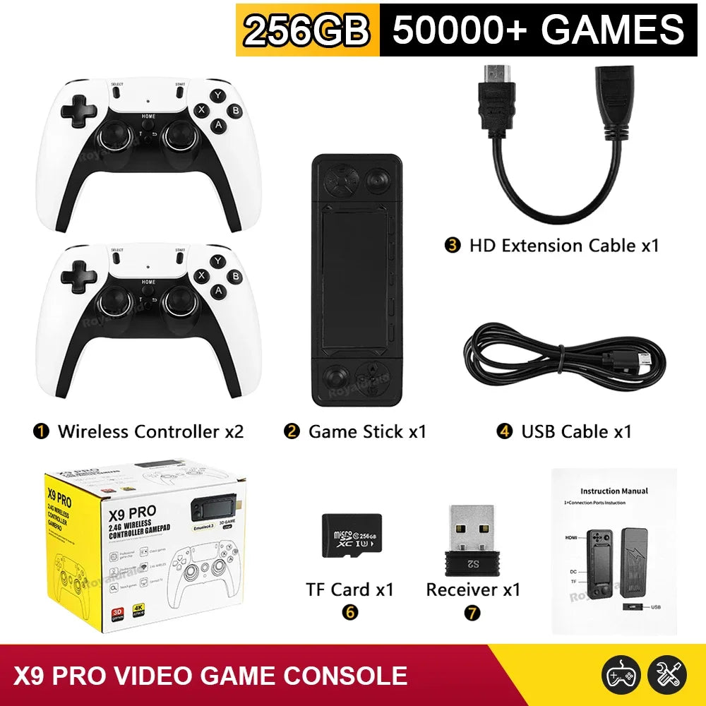Gamestick X9 PRO - Emuladores de  PS1/PSP/NDS/N64/SNES/MEGADRIVE e muito mais..