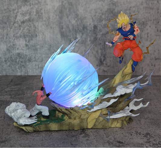 Cenário Goku vs Kid Buu – Genki Dama com LED