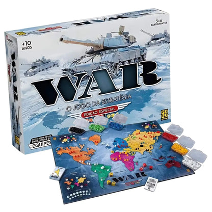 Jogo de Tabuleiro War Original - Edição Especial Luxo - Grow