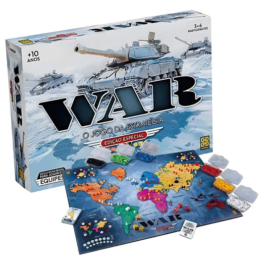 Jogo de Tabuleiro War Original - Edição Especial Luxo - Grow