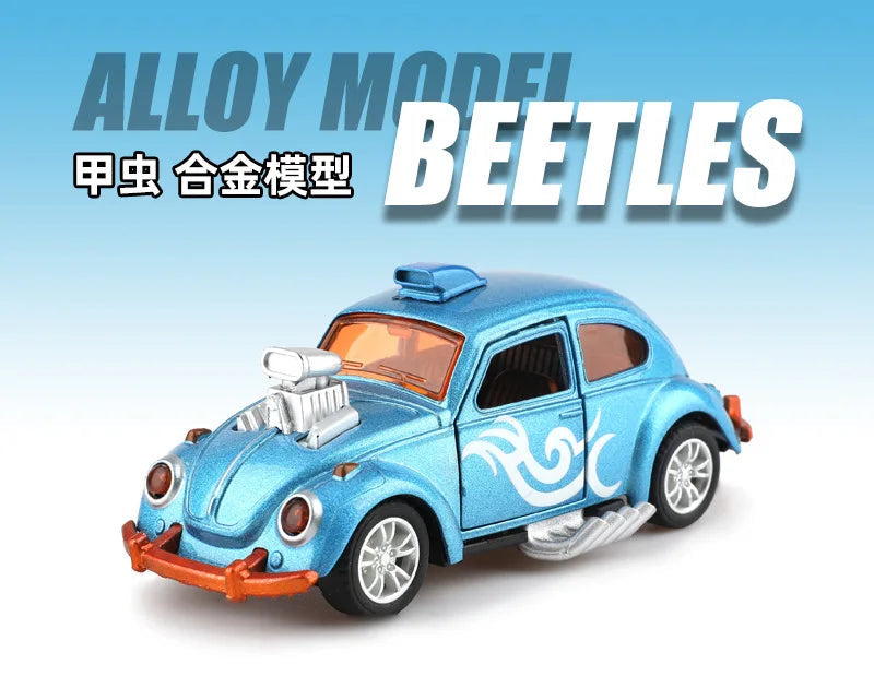 Fusca Turbinado - Miniatura de Metal com Fricção