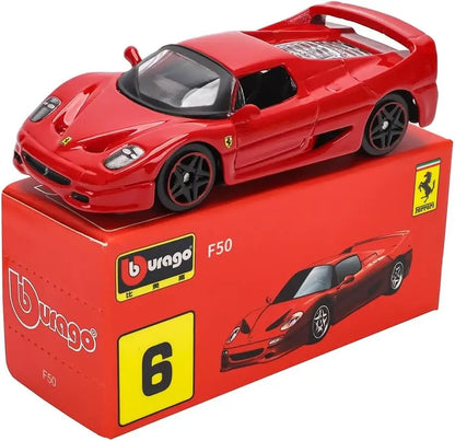 Modelo Mini colecionável da série Bburago-Ferrari