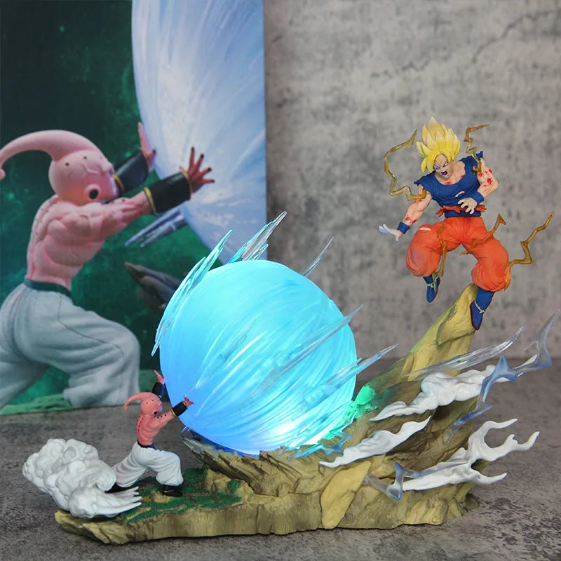 Cenário Goku vs Kid Buu – Genki Dama com LED