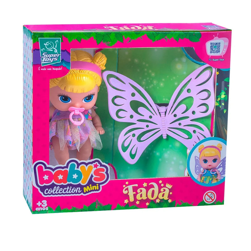 Boneca Mini Fadinha Baby's Collection - Super Toys