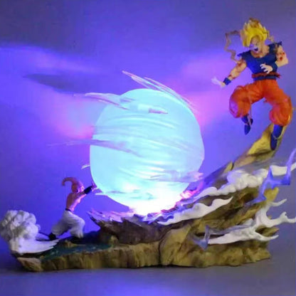 Cenário Goku vs Kid Buu – Genki Dama com LED