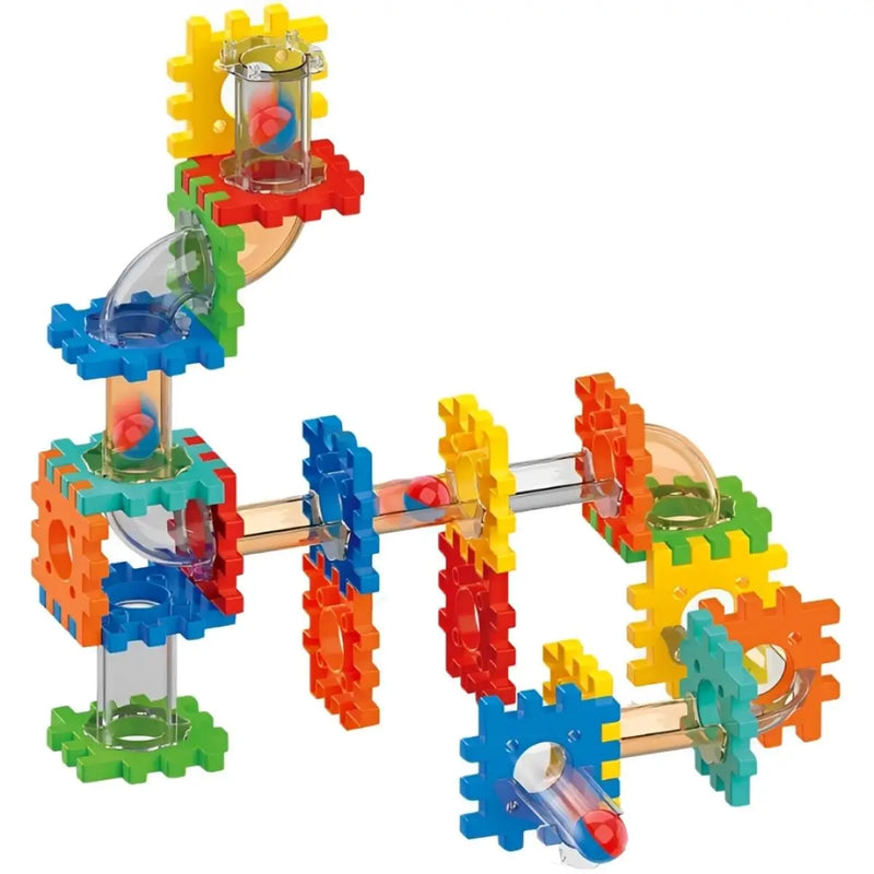 Brinquedo Modular 49 Peças – Circuito de Bolinhas Colorido