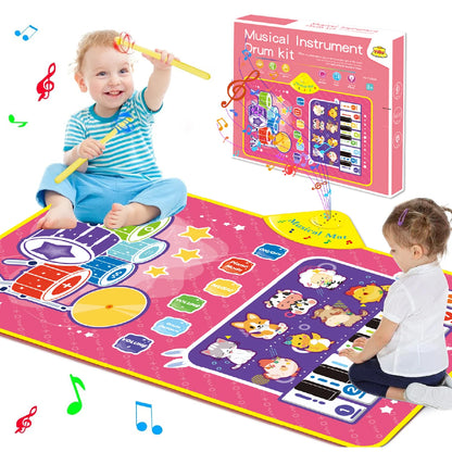 Tapete Piano Musical Infantil 3 em 1