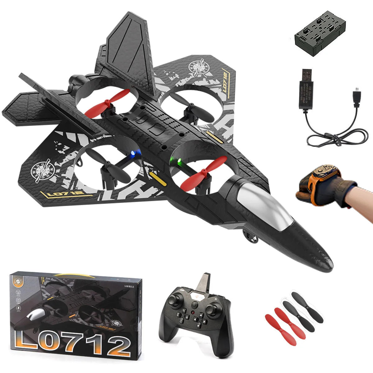Avião Drone L0712 - Controle Remoto