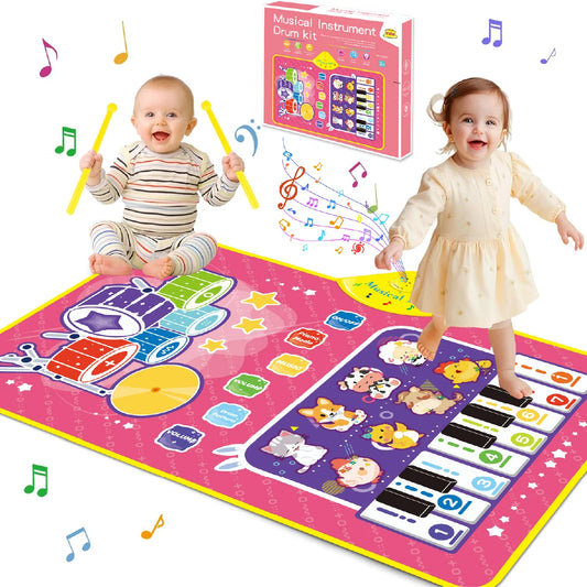 Tapete Piano Musical Infantil 3 em 1