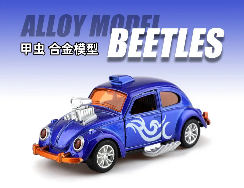 Fusca Turbinado - Miniatura de Metal com Fricção