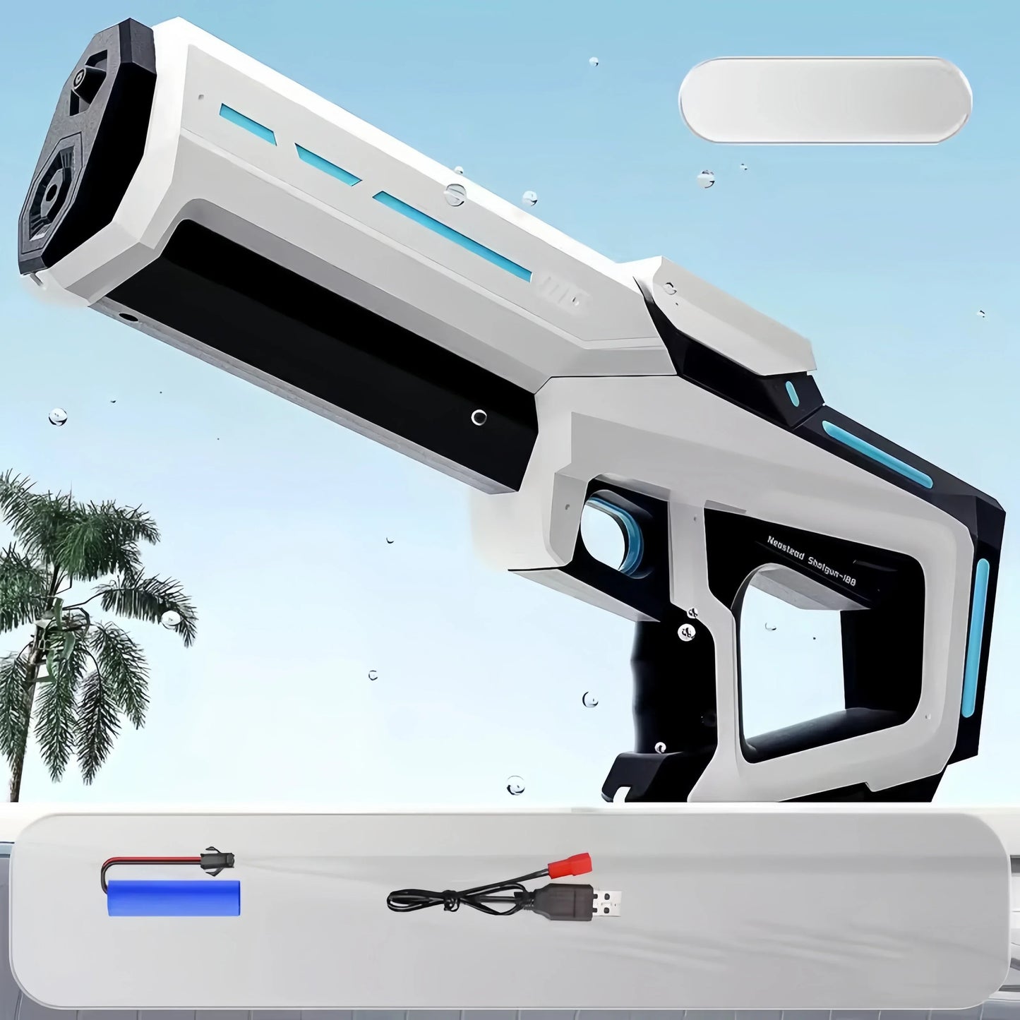 Pistola de Água Elétrica – Diversão Garantida no Verão!