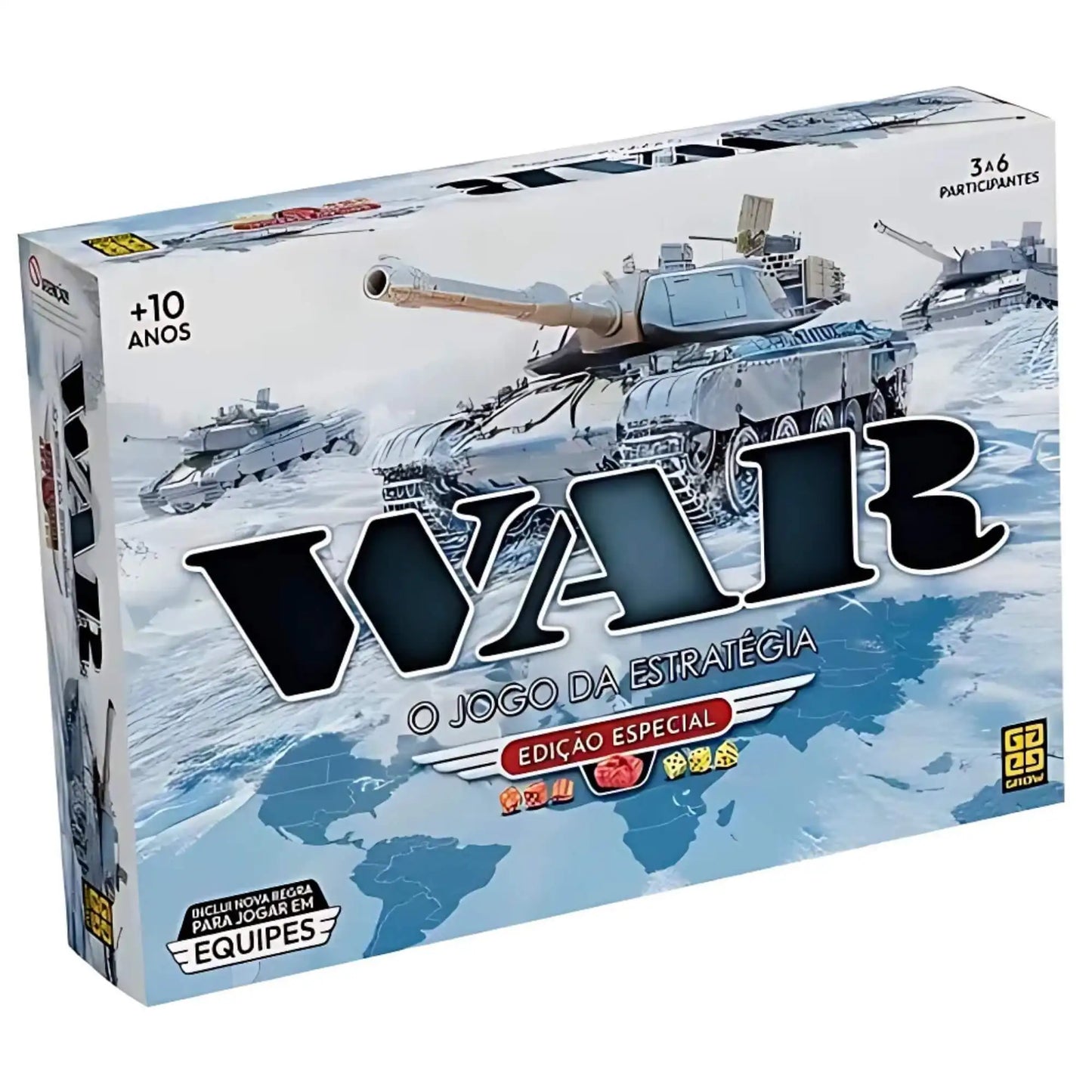 Jogo de Tabuleiro War Original - Edição Especial Luxo - Grow
