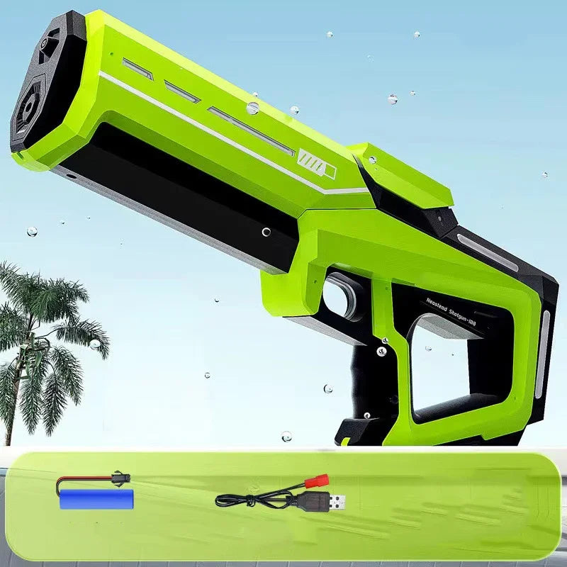 Pistola de Água Elétrica – Diversão Garantida no Verão!
