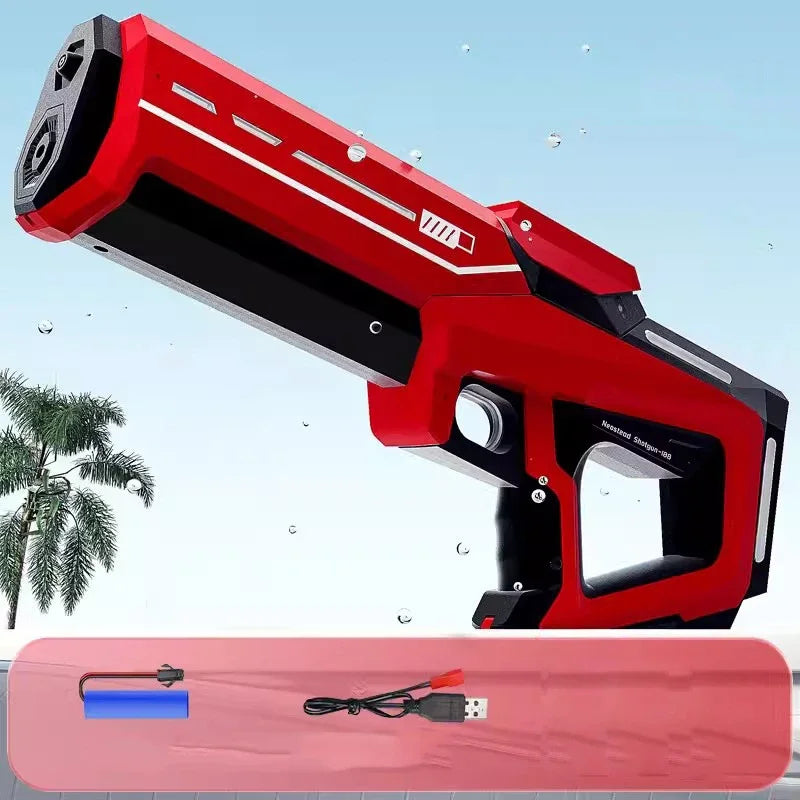 Pistola de Água Elétrica – Diversão Garantida no Verão!