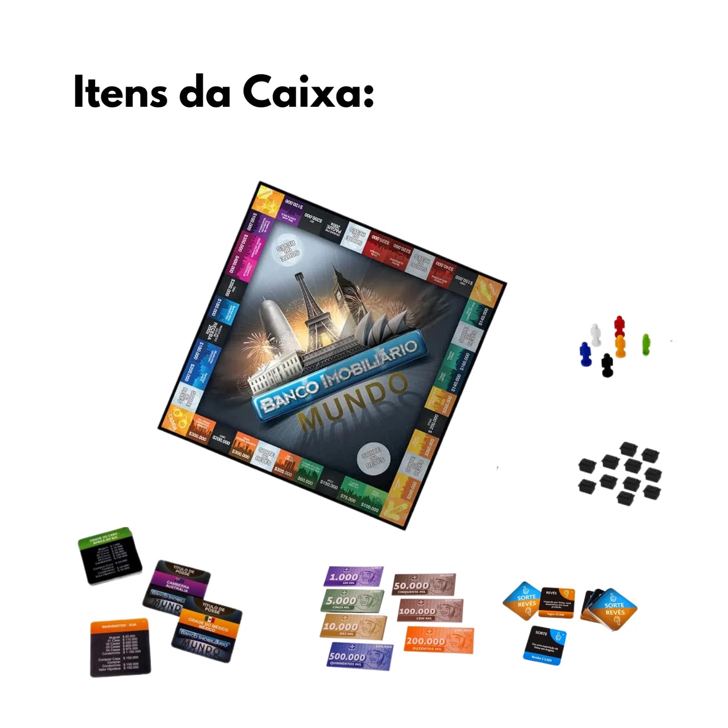 Jogo Banco Imobiliário Mundo - Estrela