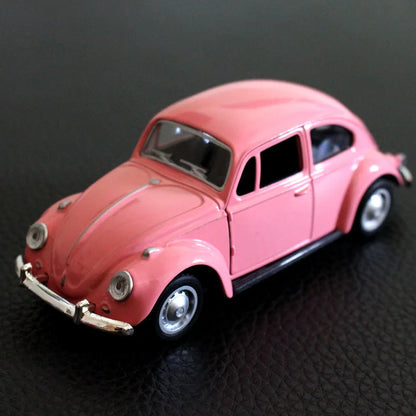 Carrinho Fusca Miniatura de Metal  (Abre as Portas - Fricção)