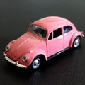 Carrinho Fusca Miniatura de Metal  (Abre as Portas e Capô - Fricção)