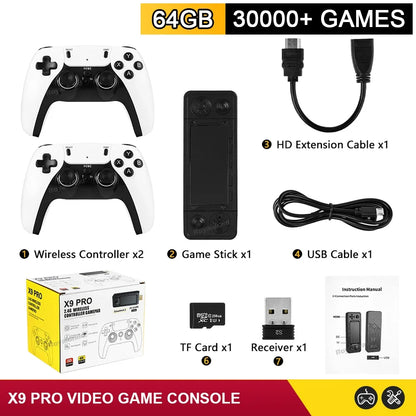 Gamestick X9 PRO - Emuladores de  PS1/PSP/NDS/N64/SNES/MEGADRIVE e muito mais..