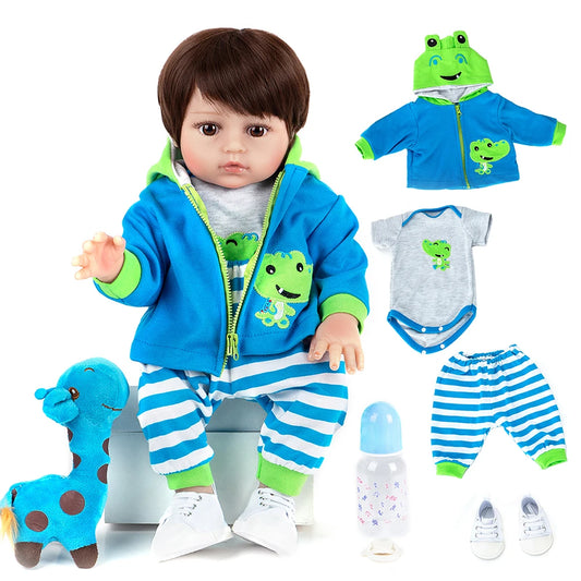 Bebê Reborn Menino e Girafinha