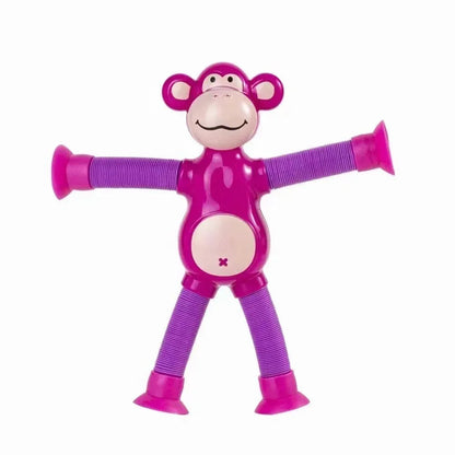 Pop Tube Macaquinho com Luz LED e Som
