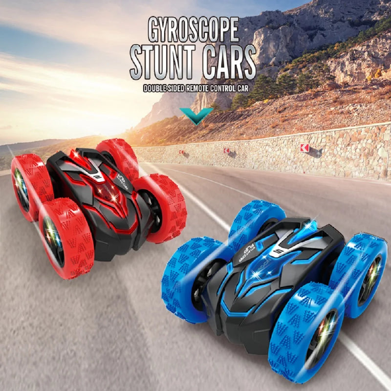 Carrinho de controle remoto Double com Giroscópio Sided Stunt Car