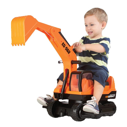 Trator Escavadeira Gigante Infantil - Roma Brinquedos