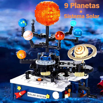 Blocos de Construção do Sistema Solar - Giratório com Luz