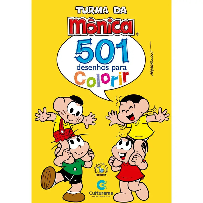 501 Desenhos Para Colorir - Turma da Mônica