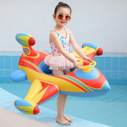 Bóia Inflável Infantil - Avião com Volante