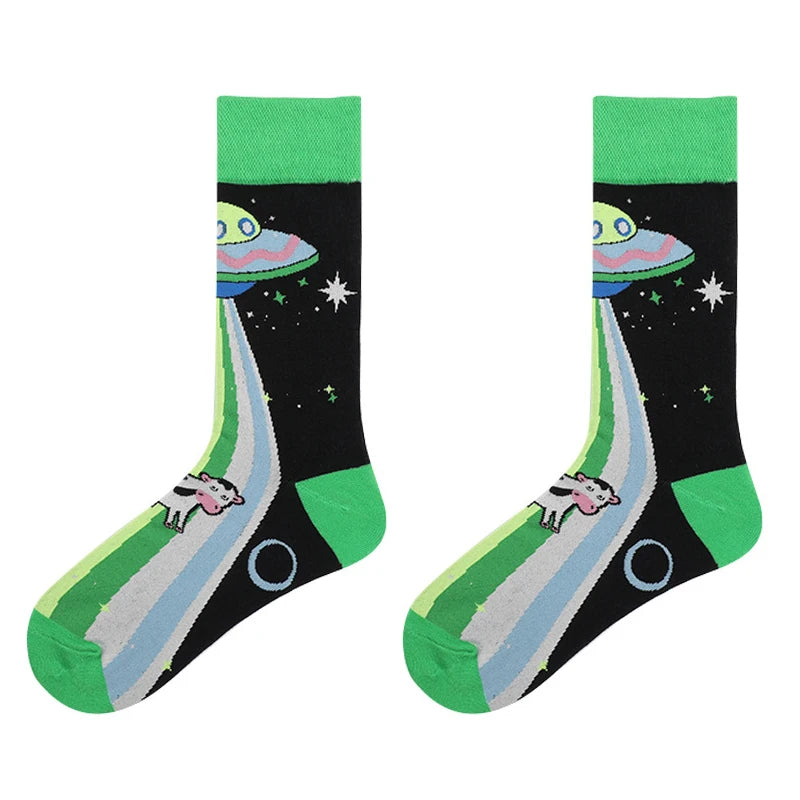 Coleção Galáctica: Meias Divertidas Alien Series