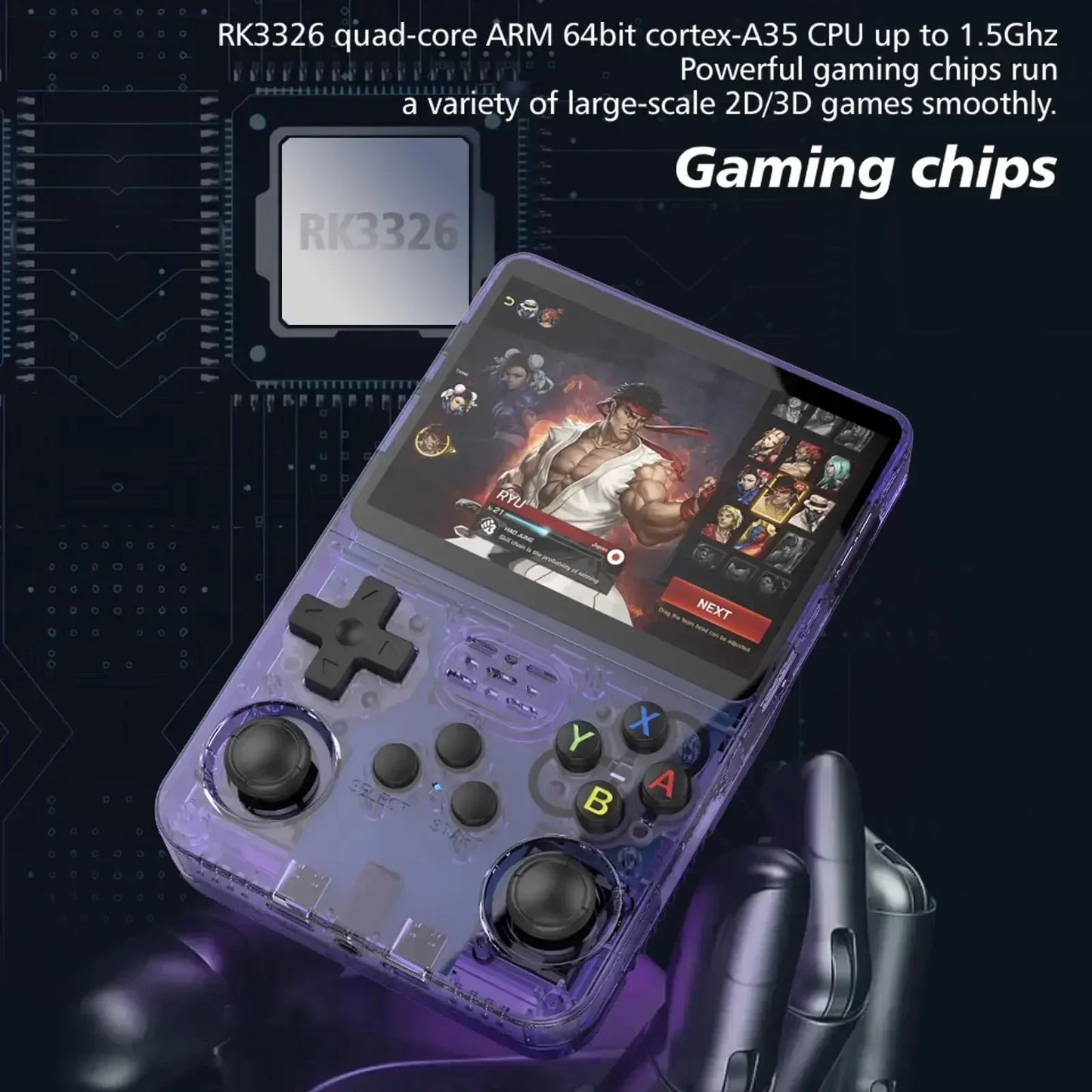 Console de Jogos Portátil R36S