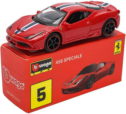 Modelo Mini colecionável da série Bburago-Ferrari