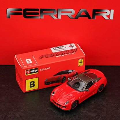 Modelo Mini colecionável da série Bburago-Ferrari