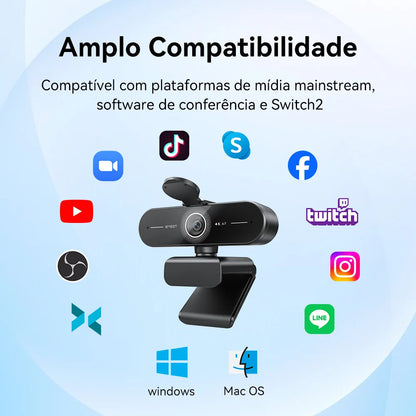 Webcam EMEET C60E 4K Autofoco