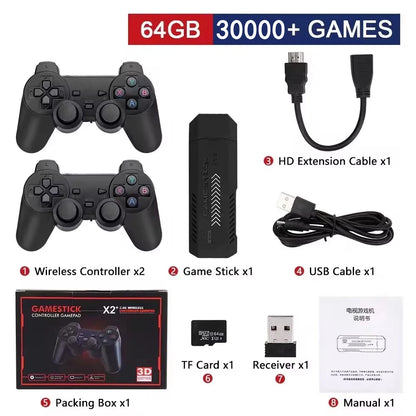 Console Retro Game Stick X2 64G