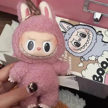 Pelúcia Labubu Monster Chaveiro Pop Mart – Modelo Aleatório!