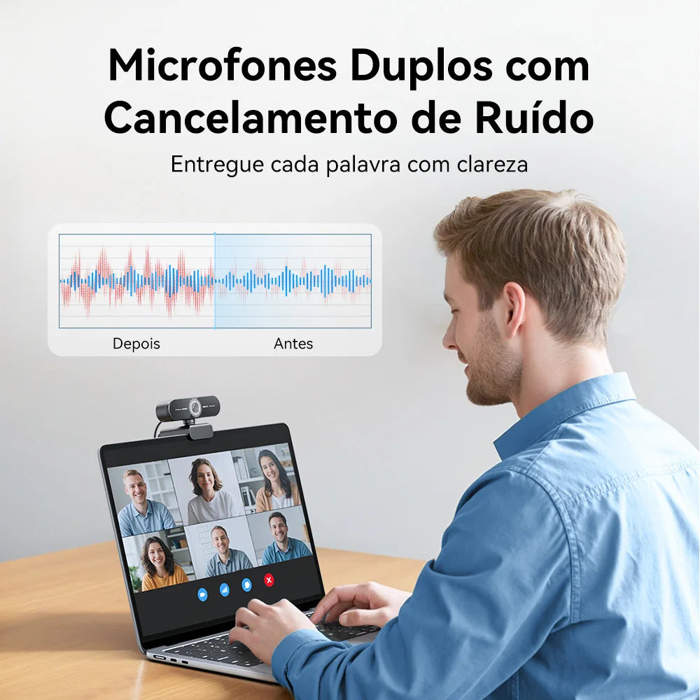 Webcam EMEET C60E 4K Autofoco