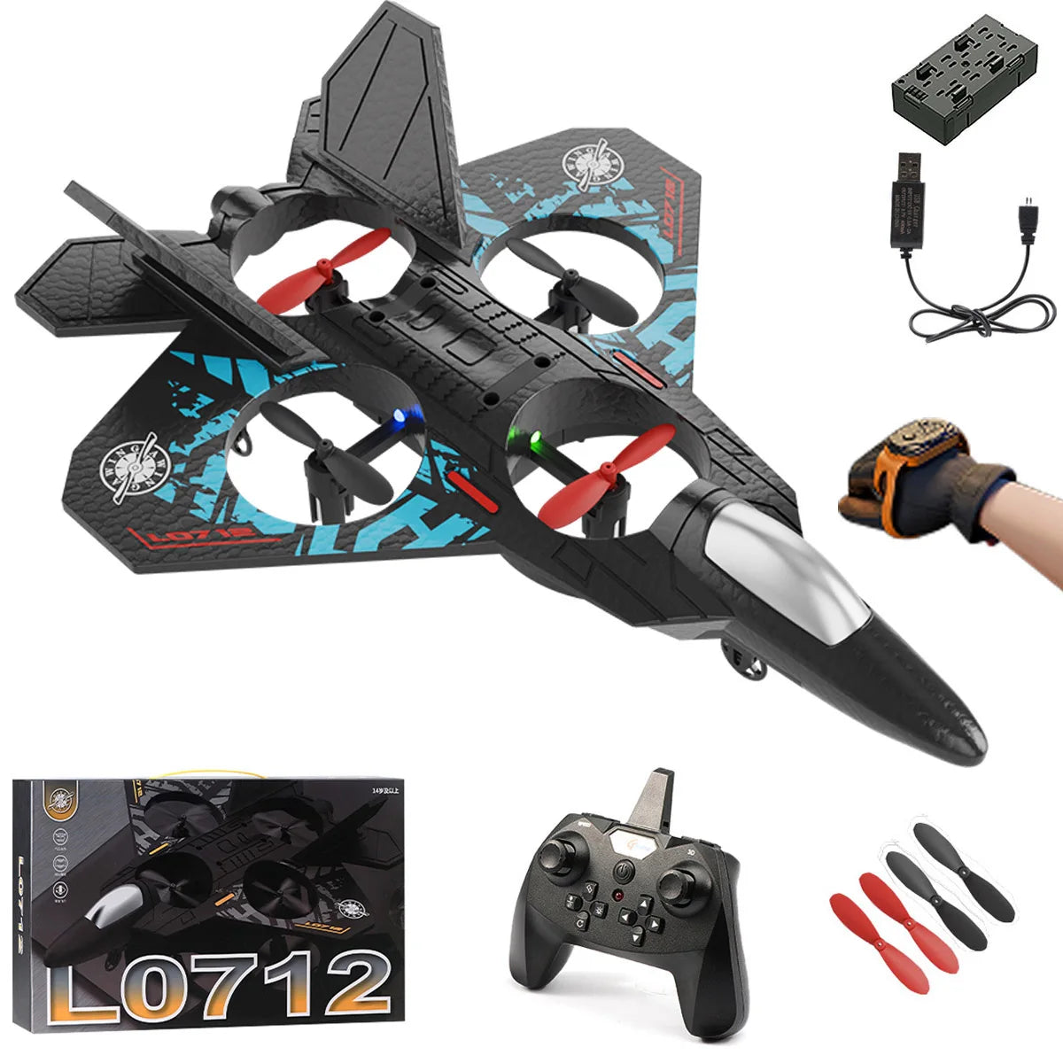Avião Drone L0712 - Controle Remoto