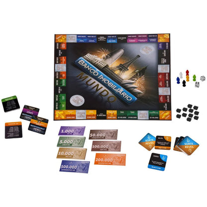 Jogo Banco Imobiliário Mundo - Estrela