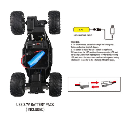 Off-Road Controle Remoto e Luzes LED
