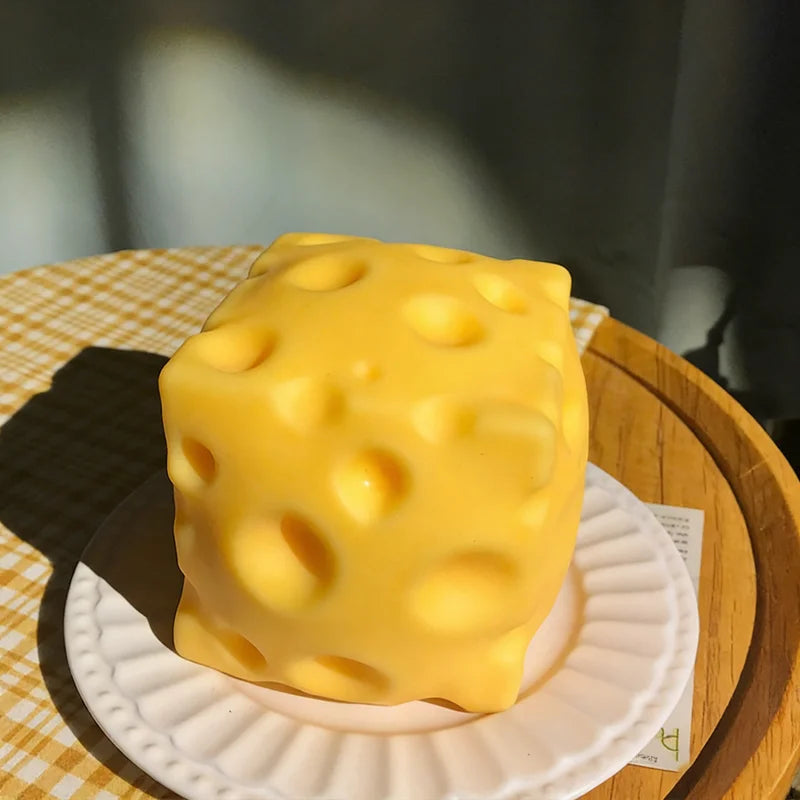 Queijo Sensorial Anti-Stress (Brinquedo Para Amassar)