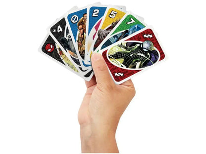 MATTEL - Jogo de cartas UNO Marvel Spider-Man