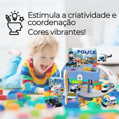 Pista de Carrinho Maleta Portátil