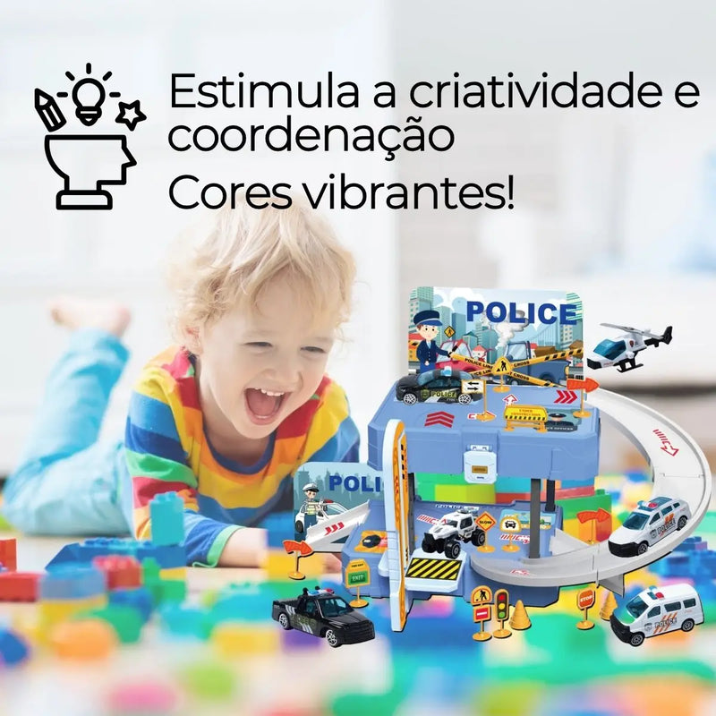 Pista de Carrinho Maleta Portátil