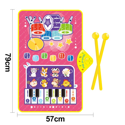 Tapete Piano Musical Infantil 3 em 1