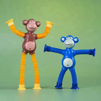 Pop Tube Macaquinho com Luz LED e Som