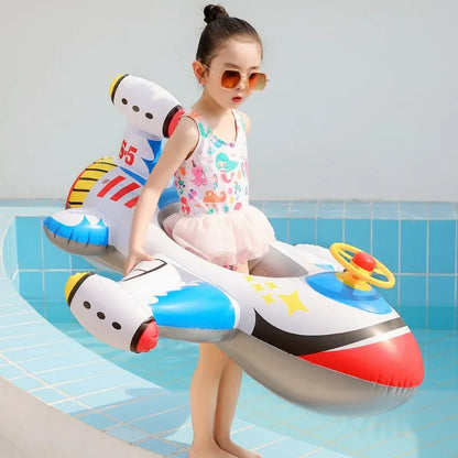 Bóia Inflável Infantil - Avião com Volante