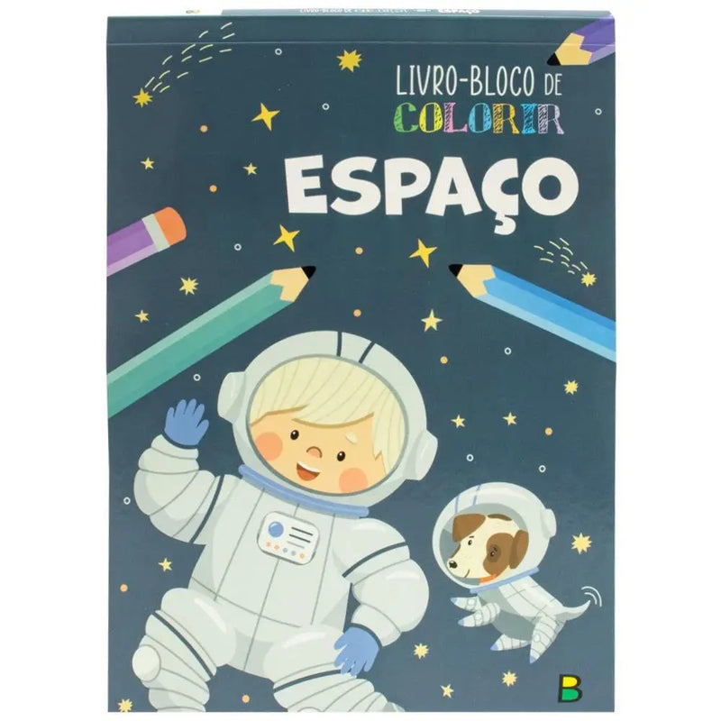 Livro - Bloco de Colorir - Espaço