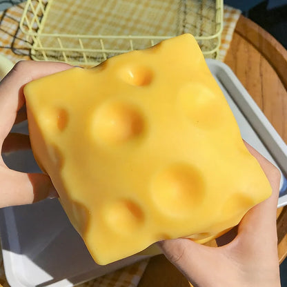 Queijo Sensorial Anti-Stress (Brinquedo Para Amassar)